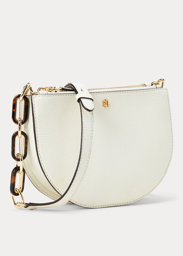 Women's Ralph Lauren Pebbled Leather Crossbody Bag | 417652QOA